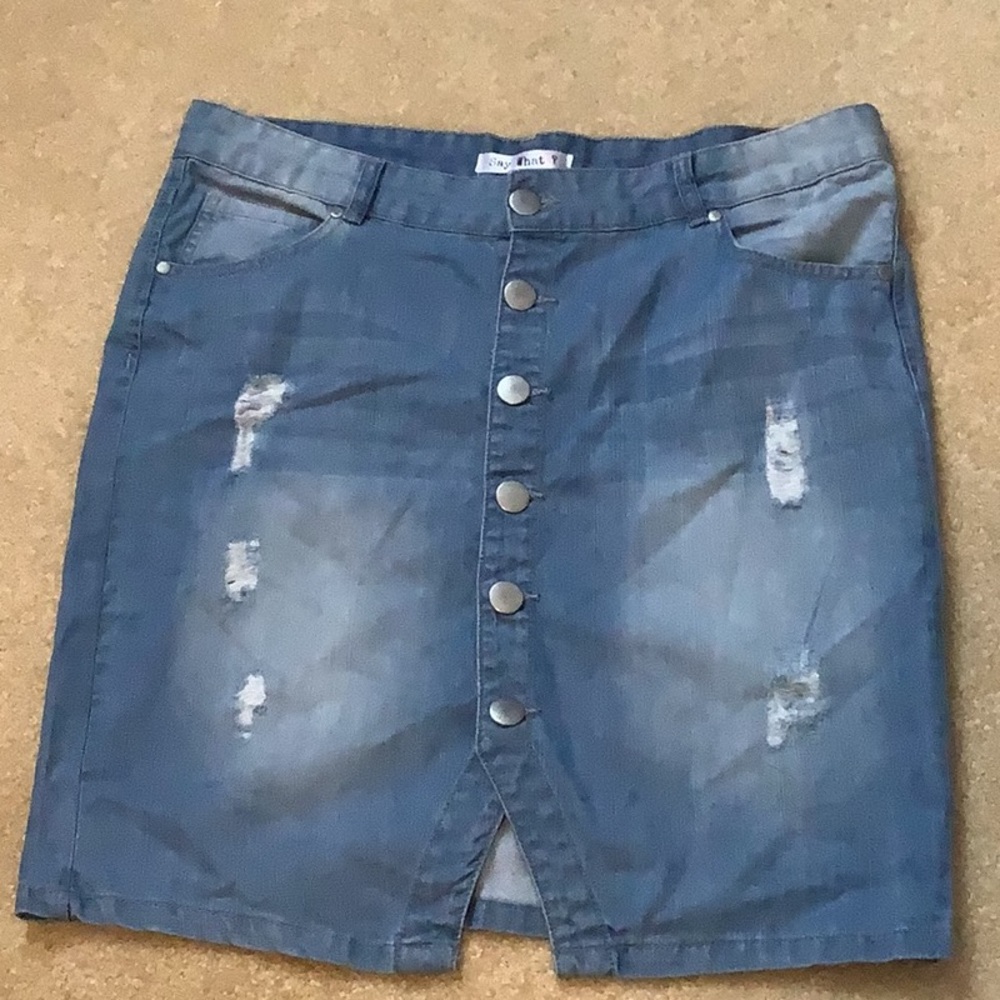 Denim skirt